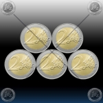 5 x 2 EVRO NEMČIJA 2022 "ERASMUS" UNC